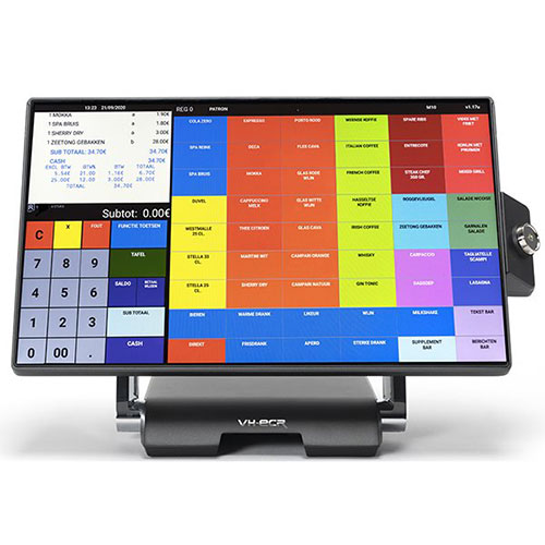 Caisse enregistreuse Sum-IT ECR d'occasion reconditionnée — grand écran tactile large avec clé vendeur