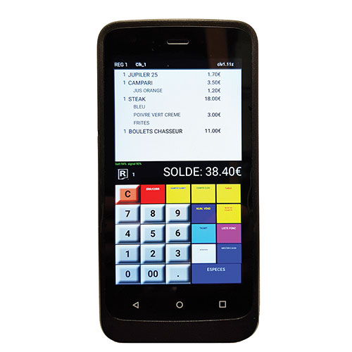 Tablette de prise de commande à table compatible avec les caisses Sum-IT ECR d'occasion