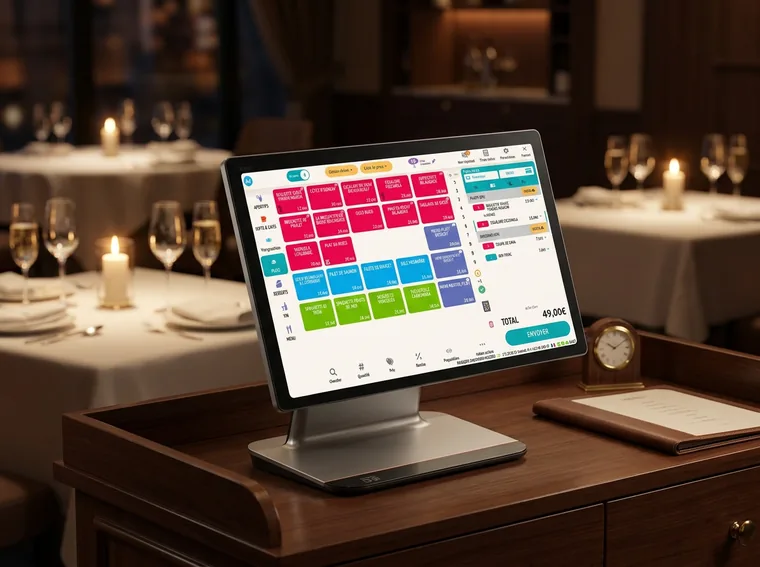Caisse RESTOMAX en restaurant — abonnement Resto 59€/mois