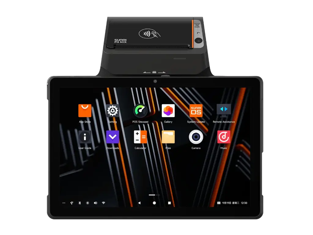 SUNMI P3MIX - Terminal Tactile 10" – Certifié PCI PTS 6 | Android 13 | 4G, WiFi, Bluetooth